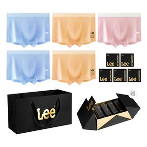 Edge Color 3.0 трусы подарочная коробка мужские 5 шт Lee, золотисто-черный