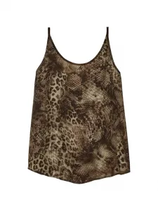 Блуза с анималистичным принтом Hemlock Ba&Sh, коричневый