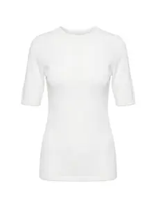 Топ с короткими рукавами Fabiana Filippi, белый