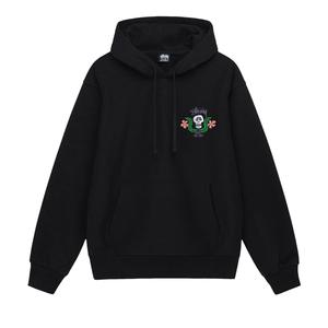 Толстовка Stussy Skull Crest, черная