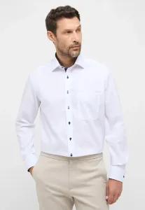 Рубашка Eterna с длинными рукавами "COMFORT FIT", белый