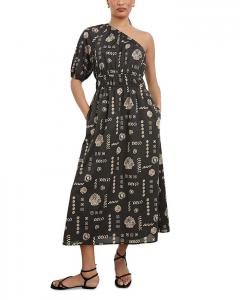 Платье Rome с одним плечом Rails, черный