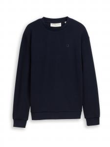 TOM TAILOR DENIM Свитшот в темно-синем цвете