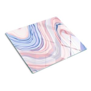 Тарелка 60x52 см. Абстрактные волны TULUP, мультиколор