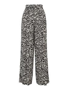 Широкие брюки со складками спереди Guido Maria Kretschmer Women Mila, черный/белый