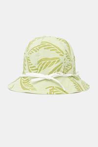 Детская двусторонняя хлопковая шляпа United Colors Of Benetton, зеленый
