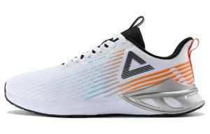 Кроссовки мужские с низким верхом белые/синие/оранжевые Peak