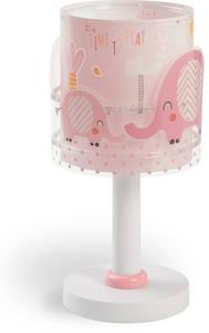 Детская настольная лампа Dalber Elefant, розовый - пластик - 15 х 30 х 15 см