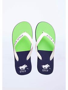 Polo Sylt Шлепанцы зеленого/темно-синего цвета
