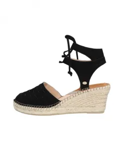 Плетеные эспадрильи на танкетке Fred De La Bretoniere, черный