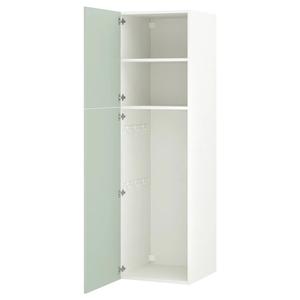 Комбинация для хранения ENHET IKEA, 60x62x210 см, цвет white/pale grey-green