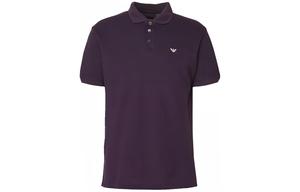 Футболка поло мужская фиолетовая EMPORIO ARMANI