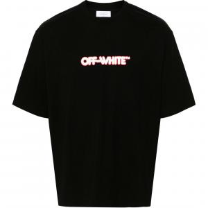 Футболка с логотипом OFF-WHITE, черная