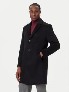 Шерстяное пальто regular fit MW0MW40768 Tommy Hilfiger, черный