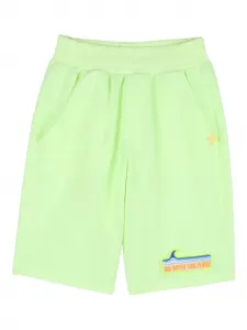 Шорты-бермуды с нашивкой Billieblush, зеленый