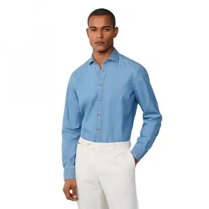Рубашка Hackett Indigo Dobby, синий