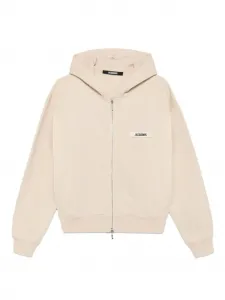 Худи Le Hoodie Gros Grain Jacquemus, нейтральный