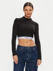 Узкая блузка Tommy Jeans, черный