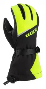 Перчатки Fusion Gauntlet Klim, черный/флуоресцентный желтый