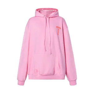 Chrome Hearts Толстовка с красным логотипом Pink