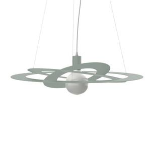 Подвесной светильник Lumicom Orbital, 40x40x40 см, зеленый