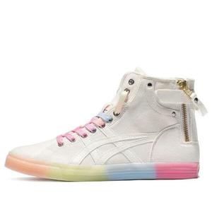 Кроссовки double clutch milk white retro casual high board shoe 'white pink' Asics, белый