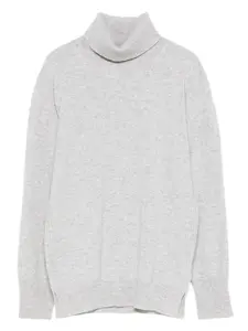Свитер с воротником-гольф Purotatto, серый