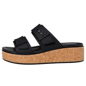 Сандалии Crocs Brooklyn Cork Buckle, черные, женские, 211252-001 Crocs, черный