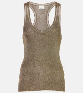 Майка из ламе Isabel Marant, Dark Khaki