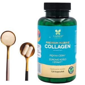Premium Marine Collagen 2400 мг, гидролизованный морской коллаген рыбы, 120 капсул. Lanco Nutrition