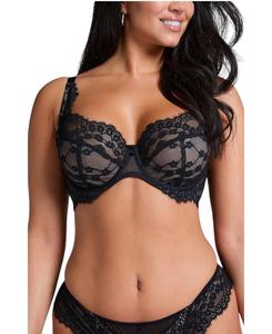 Бюстгальтер Hunkemoller Daisy без подкладки на косточках для женщин Hunkemöller, Caviar