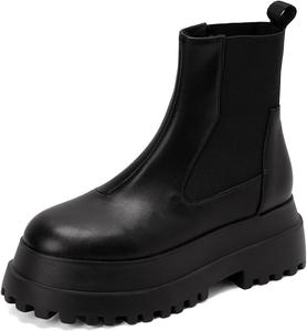 Женские ботильоны Roimaash на платформе, 160 Pu-Black