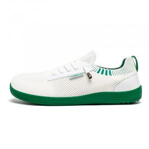 HOBIBEAR Амортизирующие и дышащие низкие кеды унисекс бело-зеленые, цвет White Green