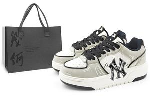 MLB Кроссовки для скейтбординга Chunky Liner, устойчивые к истиранию, унисекс, кремово-серые