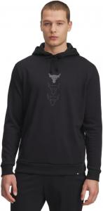 Толстовка Under Armour Project Rock Rival Fleece, (002) Black/Castlerock