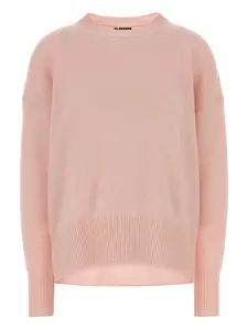 Свитер с круглым вырезом Jil Sander, розовый