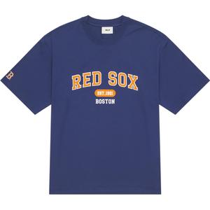 Колледж Стиль Серия Футболка Унисекс Синий MLB