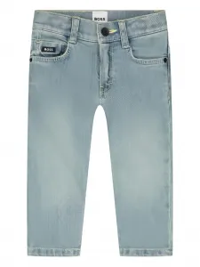 Джинсы с логотипом BOSS Kidswear, синий