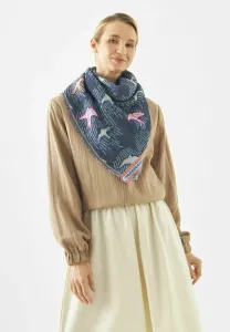 Жаккардовый платок с vogelmotiven Codello, Blau