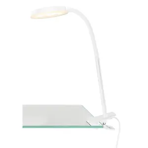 Светильник LED с зажимом PLEGG 2195016 Briloner Leuchten, Weiß matt