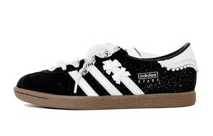 Stadt Galaxy Lurex легкие и дышащие низкие немецкие армейские кроссовки women's Adidas Originals, черный