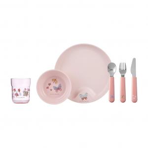 Детский набор посуды Детская посуда Mio Набор из 6 шт. Mepal, Flowers & Butterflies