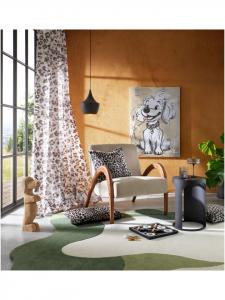 Heine Наволочка бежево-черного цвета