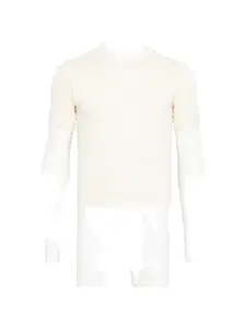 Футболка с круглым вырезом Rier, бежевый