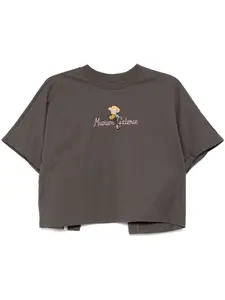 Футболка с декором из бисера Musium Div., серый