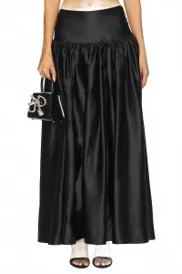 Длинная юбка Nelly черного цвета For Love & Lemons