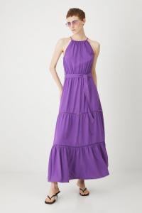 Платье с добавлением льна Medicine, фиолетовый