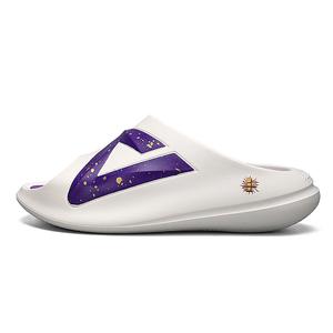 Очень маленькие жирные бесшумные противоскользящие устойчивые к запахам износостойкие шлепанцы мужские слоновая кость фиолетовый PEAK