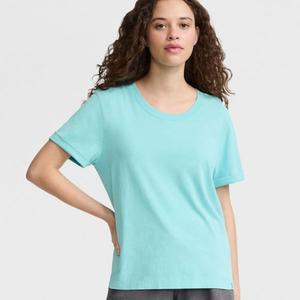 Женская винтажная футболка с эффектом потертости Champion, цвет aquarelle blue light