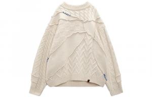 X Zara Oversized Patchwork Knit Sweater ADER ERROR, Бежевый